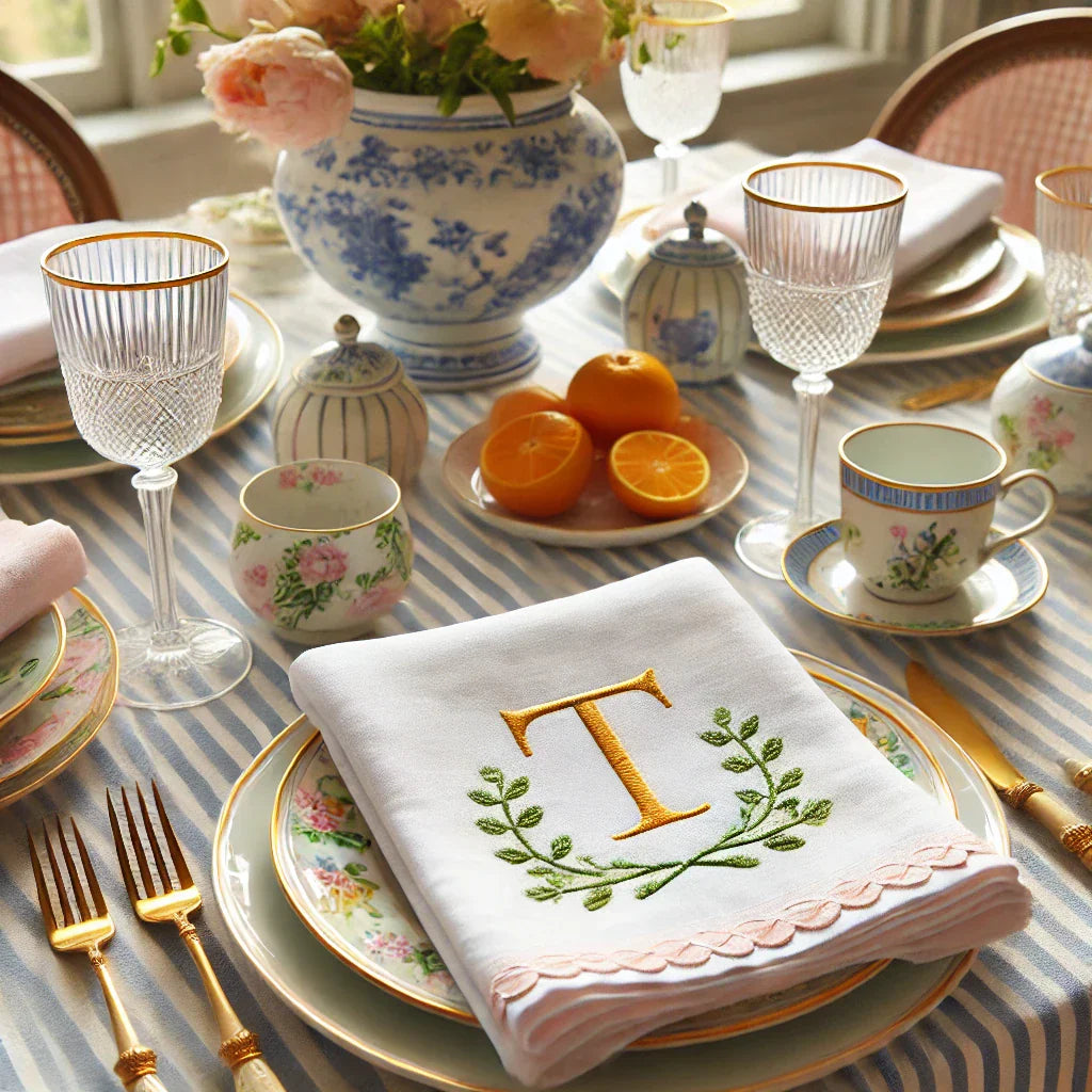 How Custom Embroidered Napkins Elevate Any Gathering