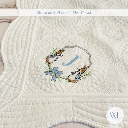 Peter Rabbit Personalized Baby Quilt
