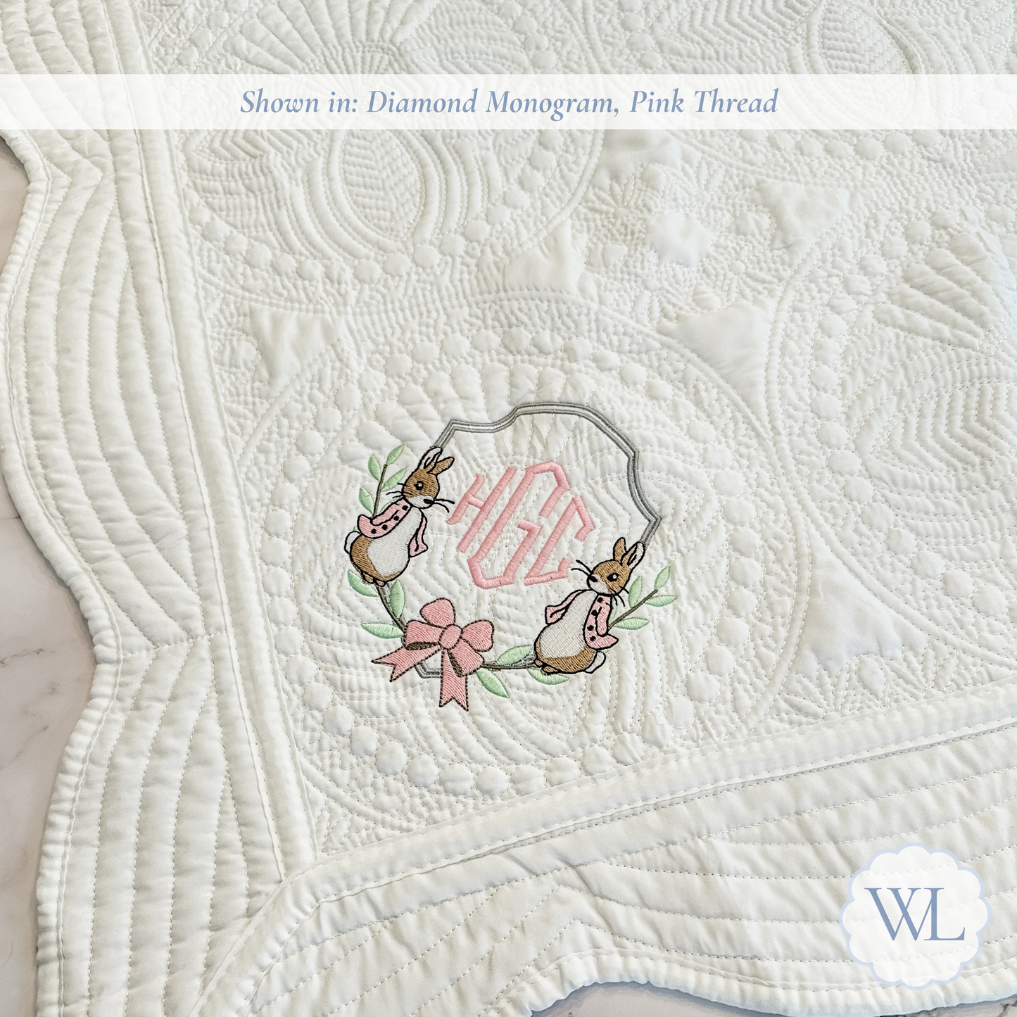 Peter Rabbit Personalized Baby Quilt