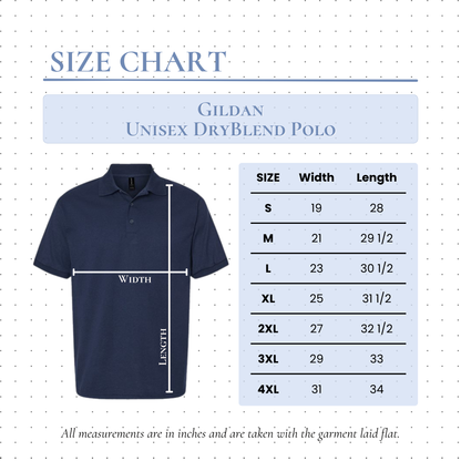 Gildan Unisex DryBlend Polo