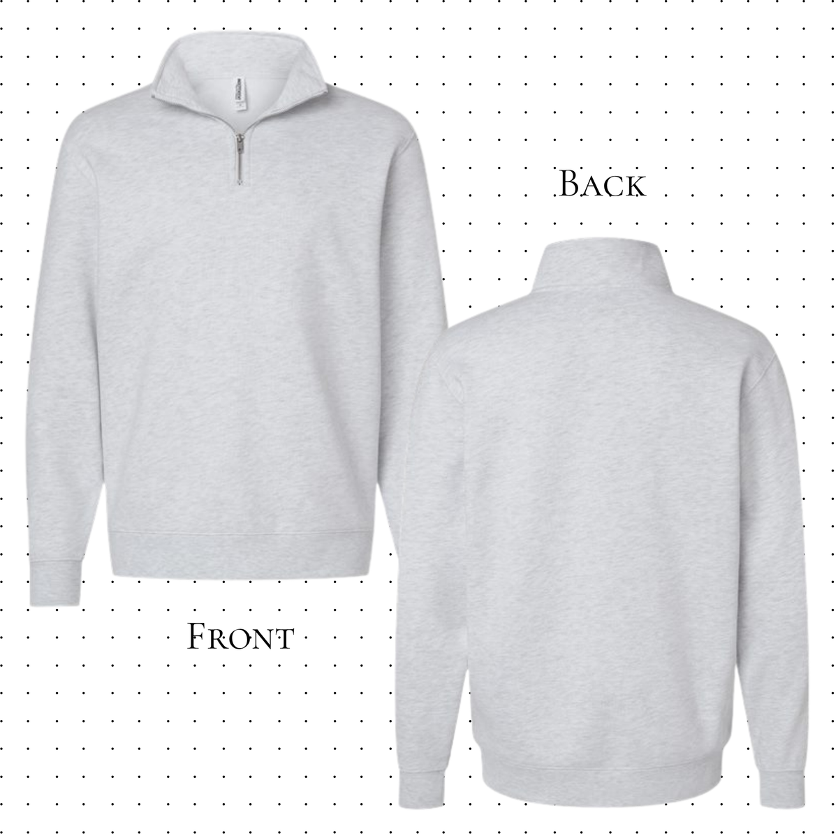 Independent Trading Co. Unisex Midweight Quarter-Zip Pullover