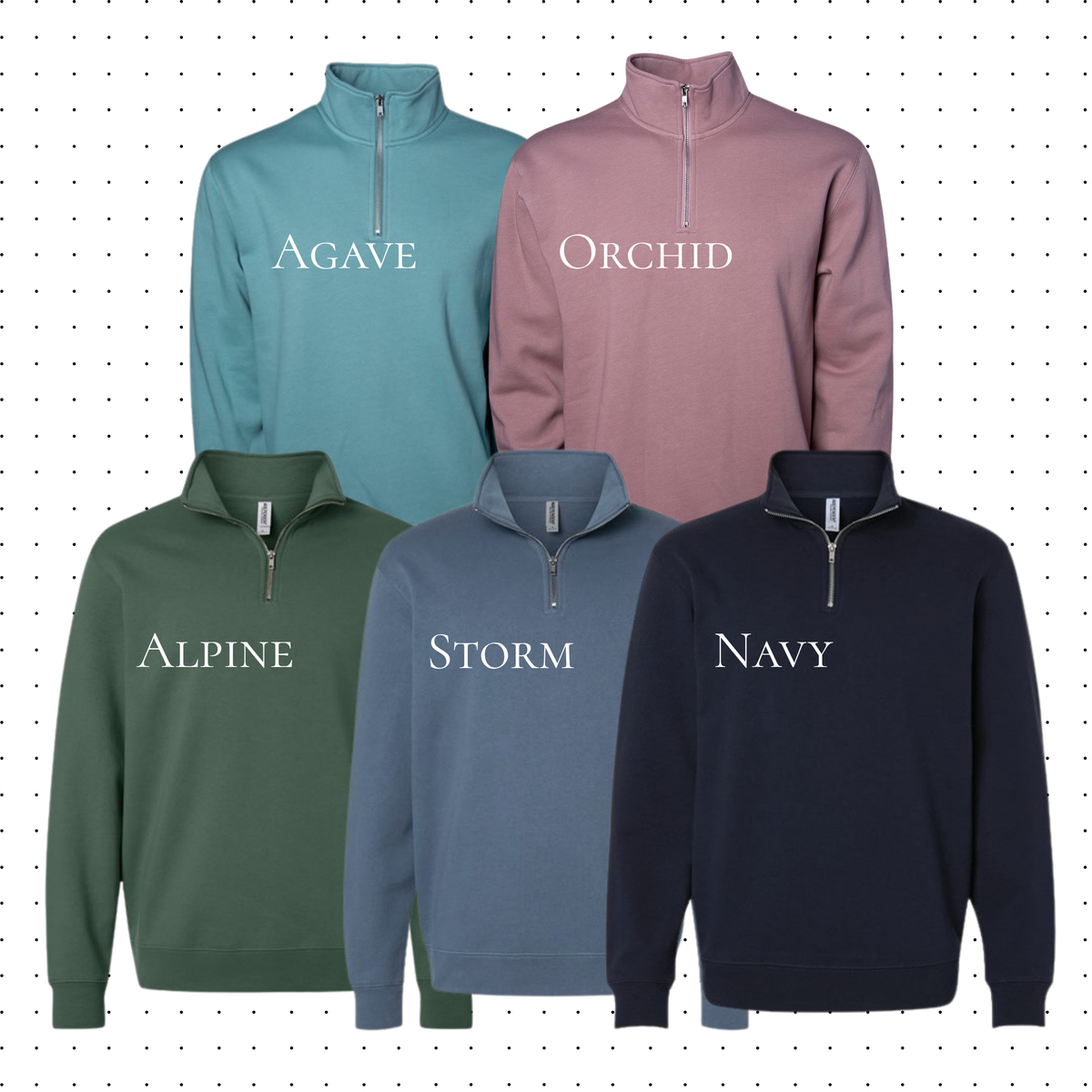 Independent Trading Co. Unisex Midweight Quarter-Zip Pullover