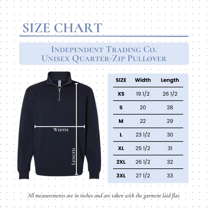 Independent Trading Co. Unisex Midweight Quarter-Zip Pullover