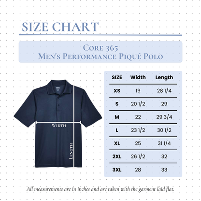 Core 365 Men's Performance Piqué Polo