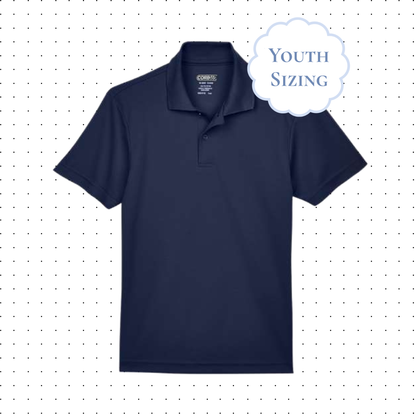 Core 365 YOUTH Performance Piqué Polo